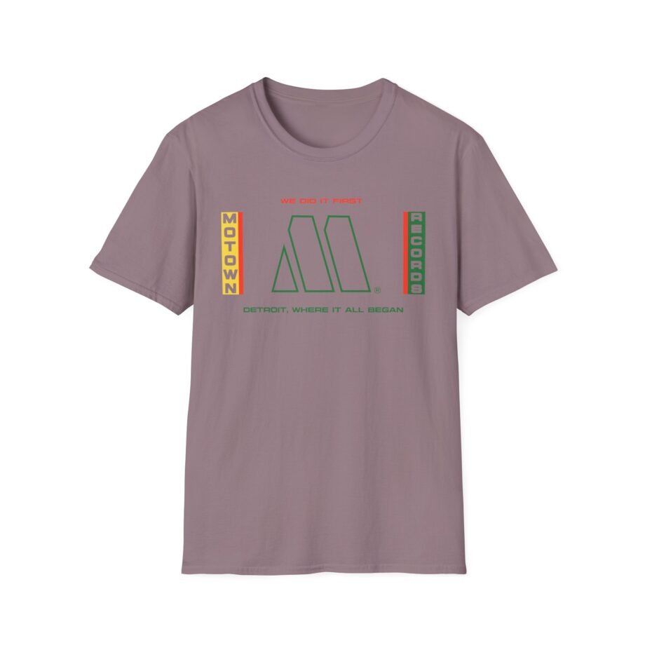 Motown Records We Did It First Unisex Soft-style T-shirt