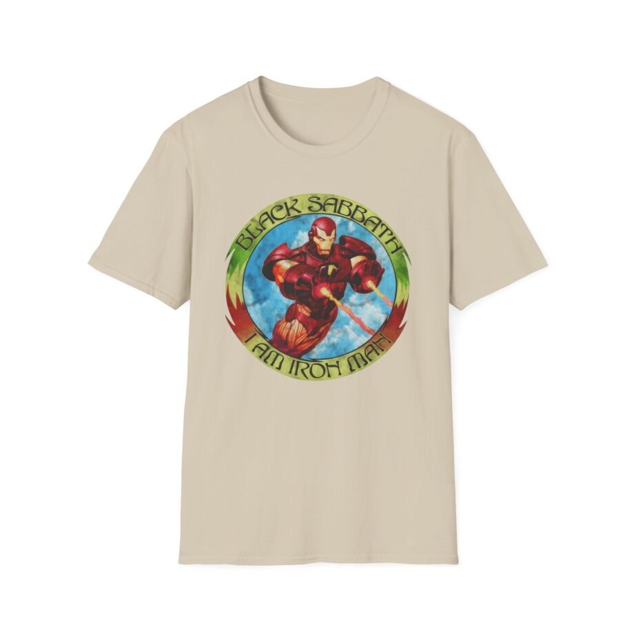 BS Iron Man Circle Unisex Softstyle T-Shirt