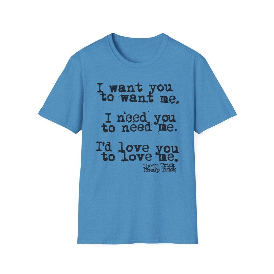 Cheap Trick I Want You to Want Me Unisex Softstyle T-Shirt