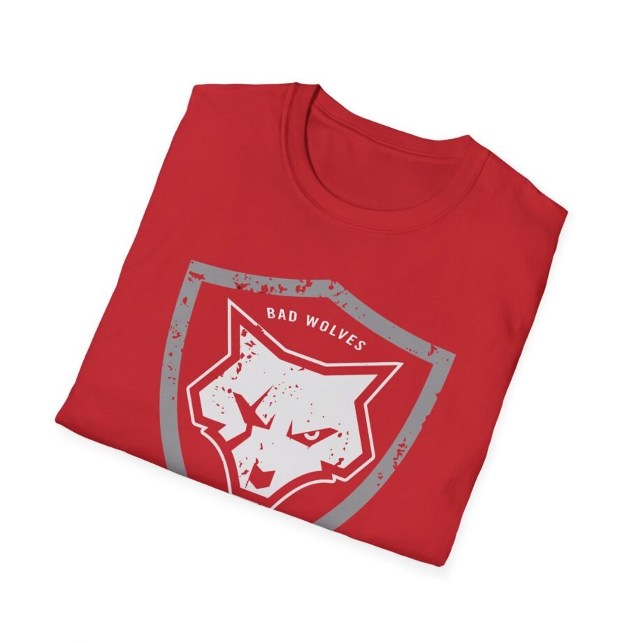 Bad Wolves Distressed Shield Unisex Softstyle T-Shirt