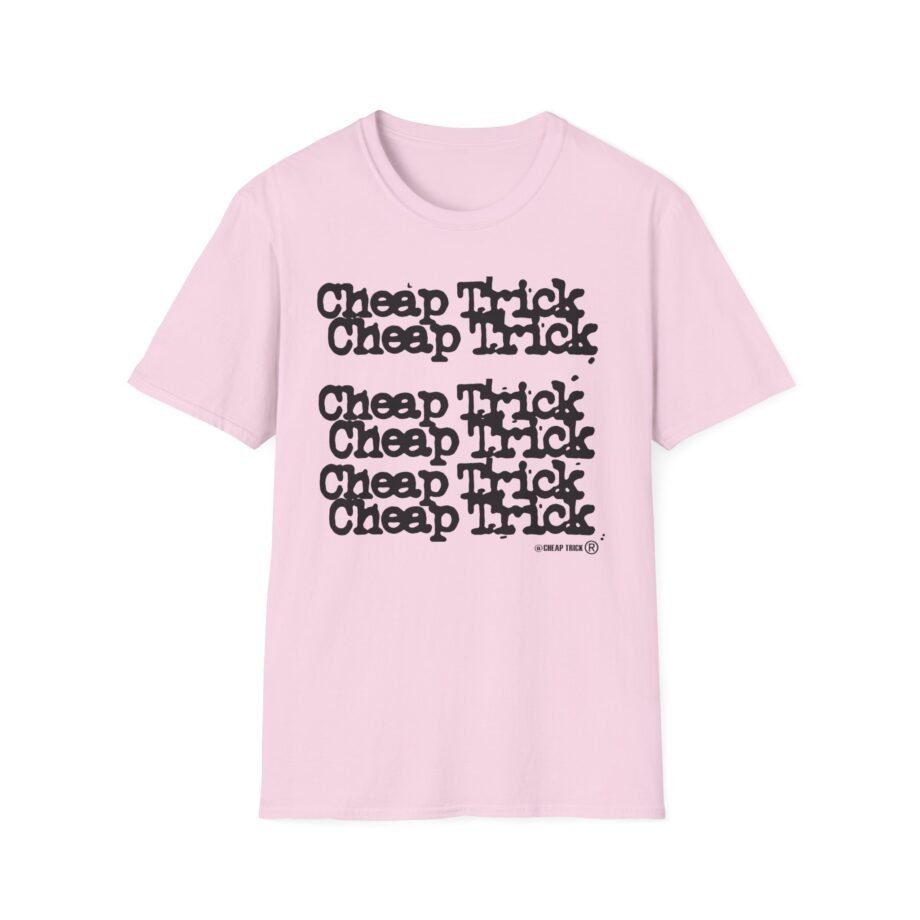 Cheap Trick Stacked Logo Unisex Softstyle T-shirt