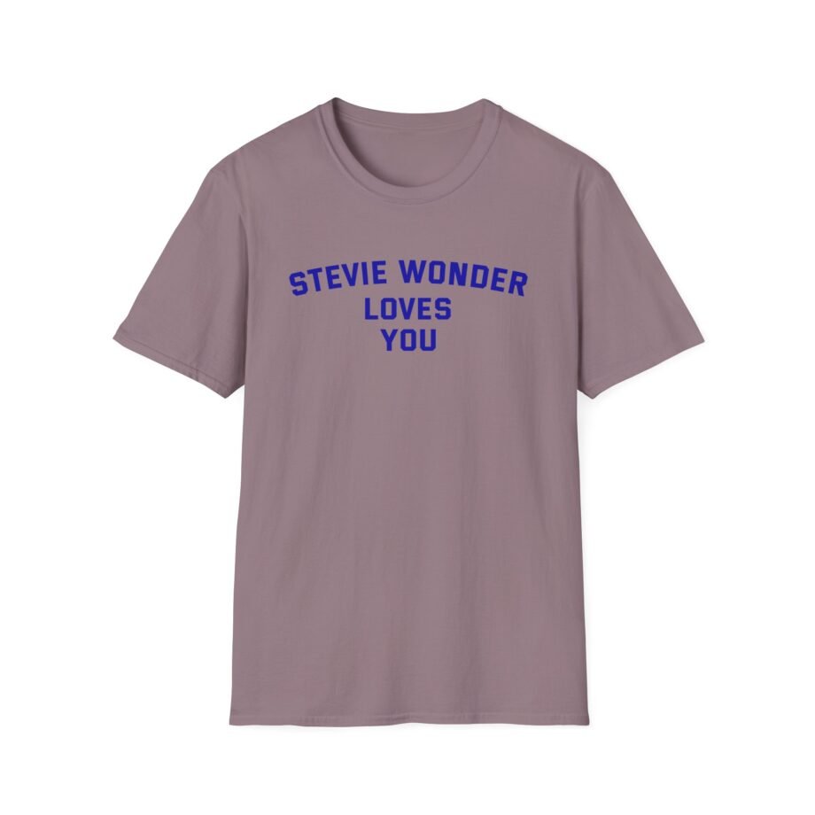 Stevie Wonder Loves You Unisex Softstyle T-Shirt