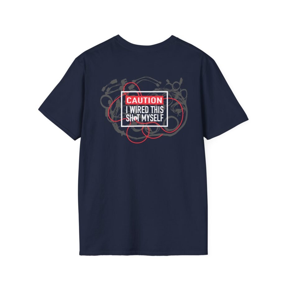 Cleetus Mcfarland Zack the Wiring Guy Caution Unisex Softstyle T-Shirt