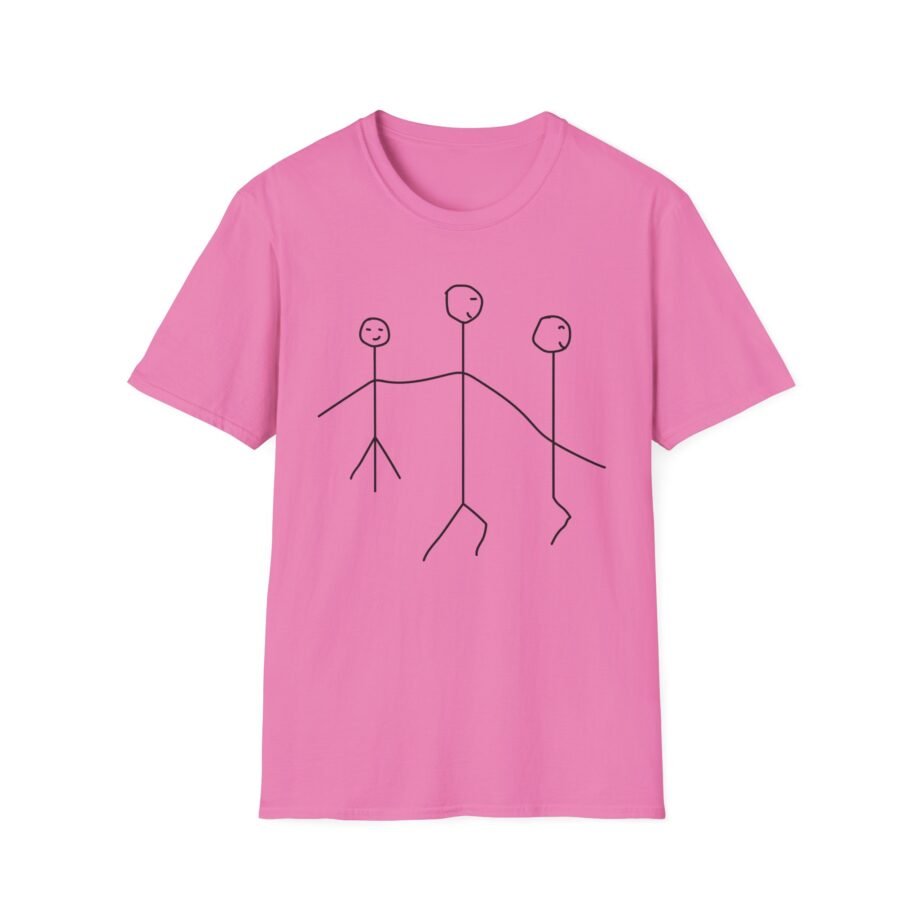 Leith Ross Stick Figures Unisex Softstyle T-Shirt