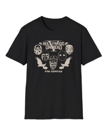Hollywood Undead Los Angeles Logo Unisex Softstyle T-Shirt