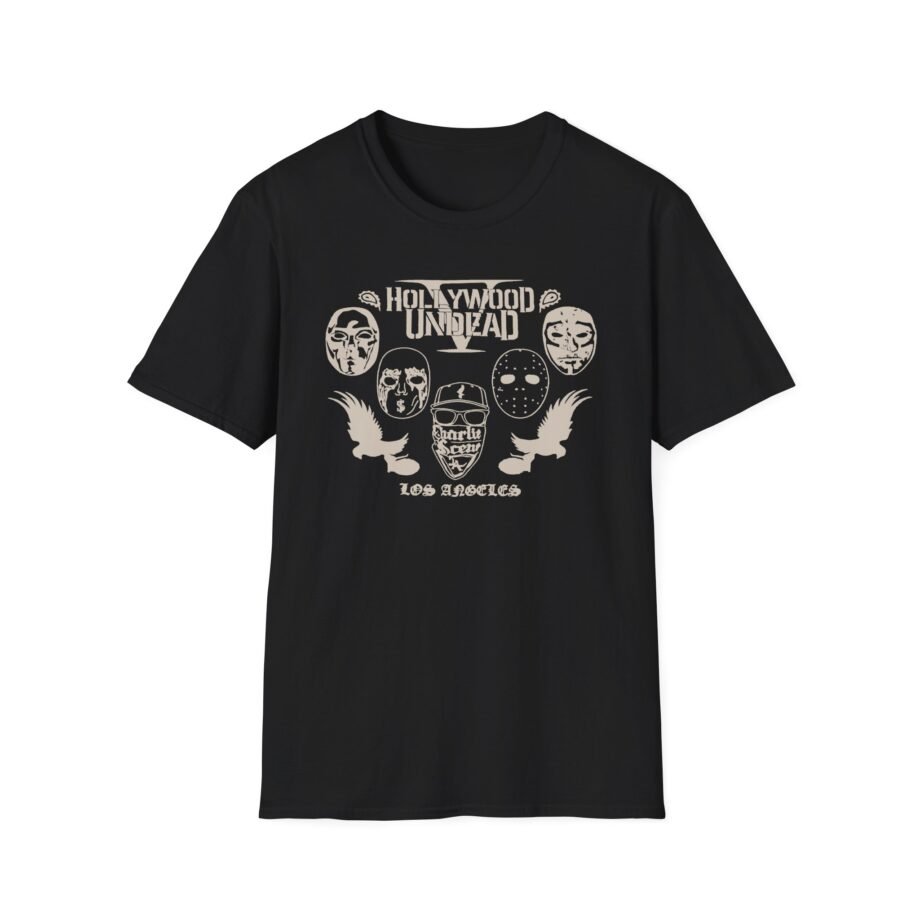 Hollywood Undead Los Angeles Logo Unisex Softstyle T-Shirt