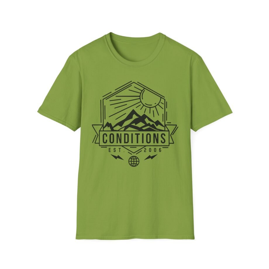 Conditions Mountain Gold Unisex Softstyle T-Shirt