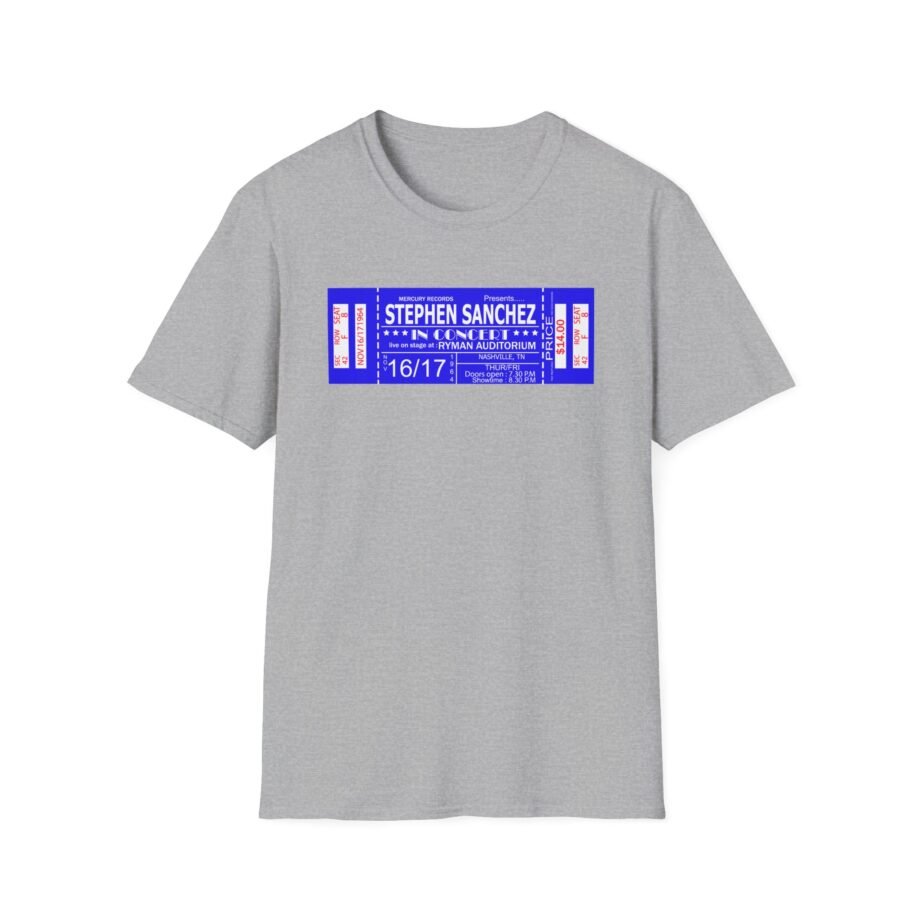 Stephen Sanchez Live in Concert Ryman Auditorium Unisex Softstyle T-Shirt