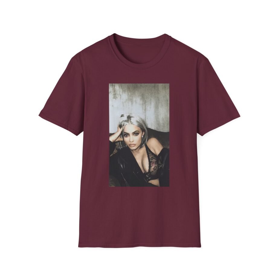 Kylie Jenner Kylie & Kendall Lace & Leather Unisex Softstyle T-Shirt