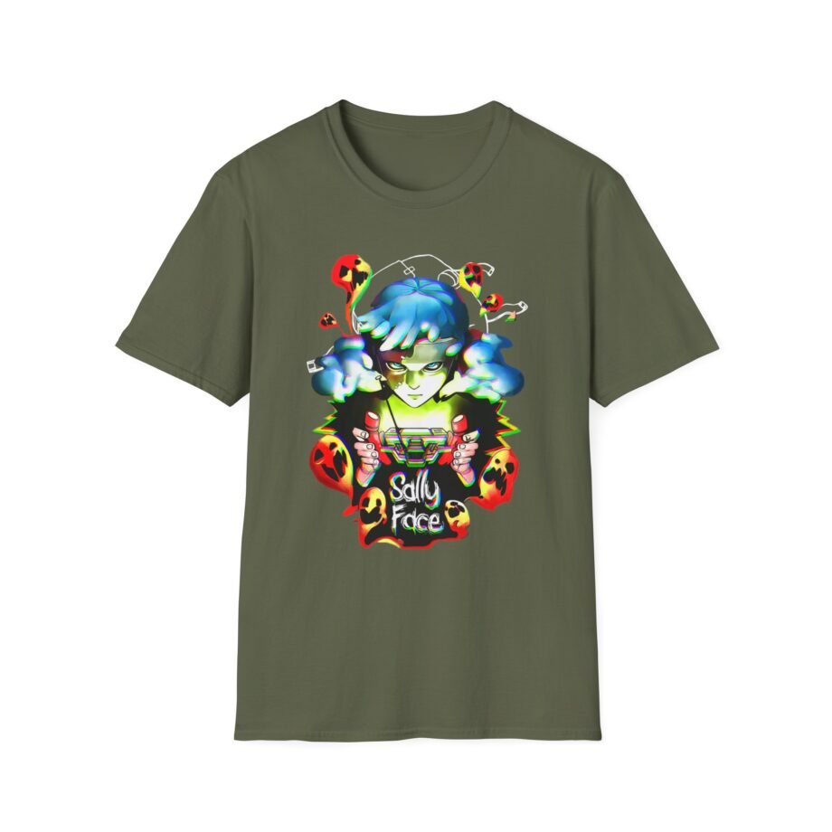 Sally Face Ghosts Unisex Softstyle T-Shirt