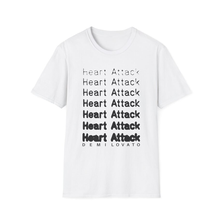 Demi Lovato Heart Attack Anniversary Unisex Softstyle T-Shirt