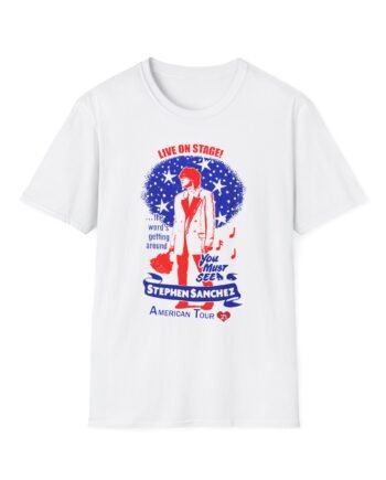 Stephen Sanchez Tour Ringer Unisex Softstyle T-Shirt