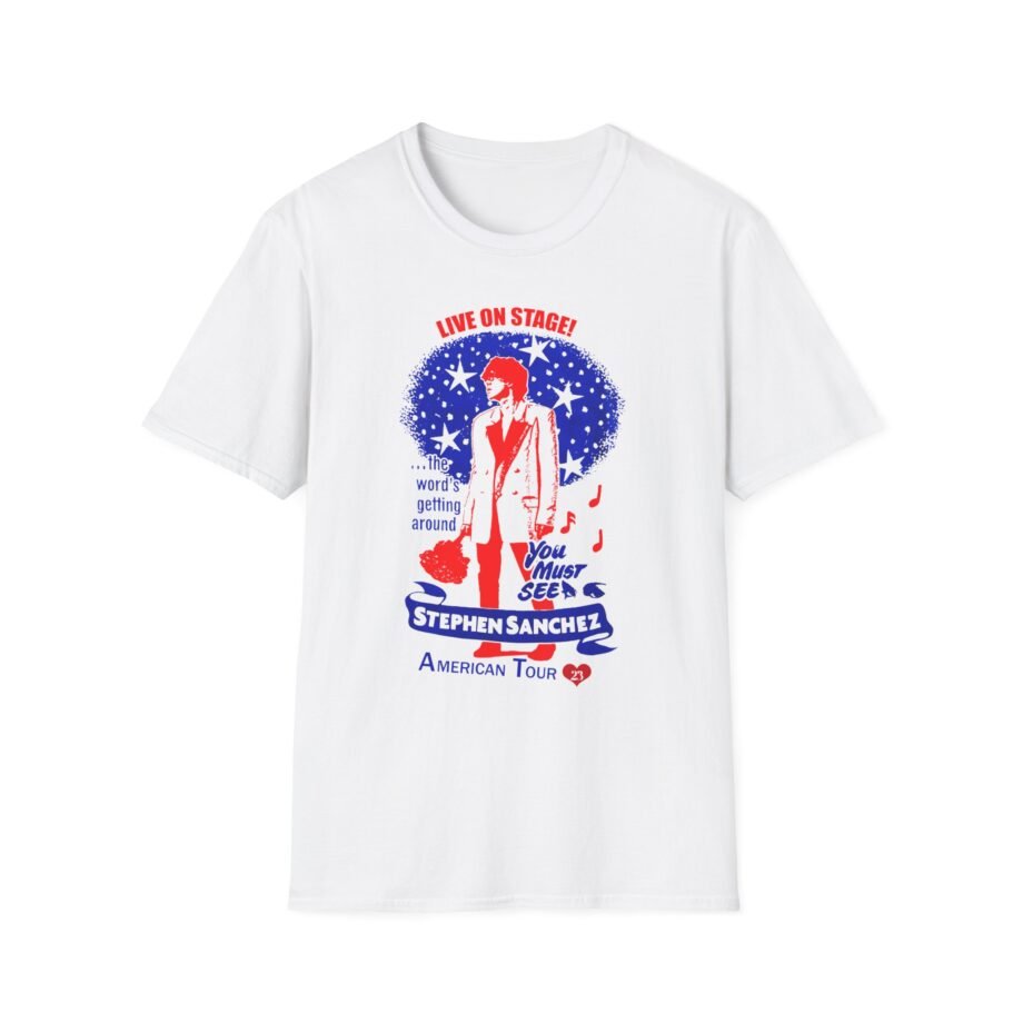 Stephen Sanchez Tour Ringer Unisex Softstyle T-Shirt