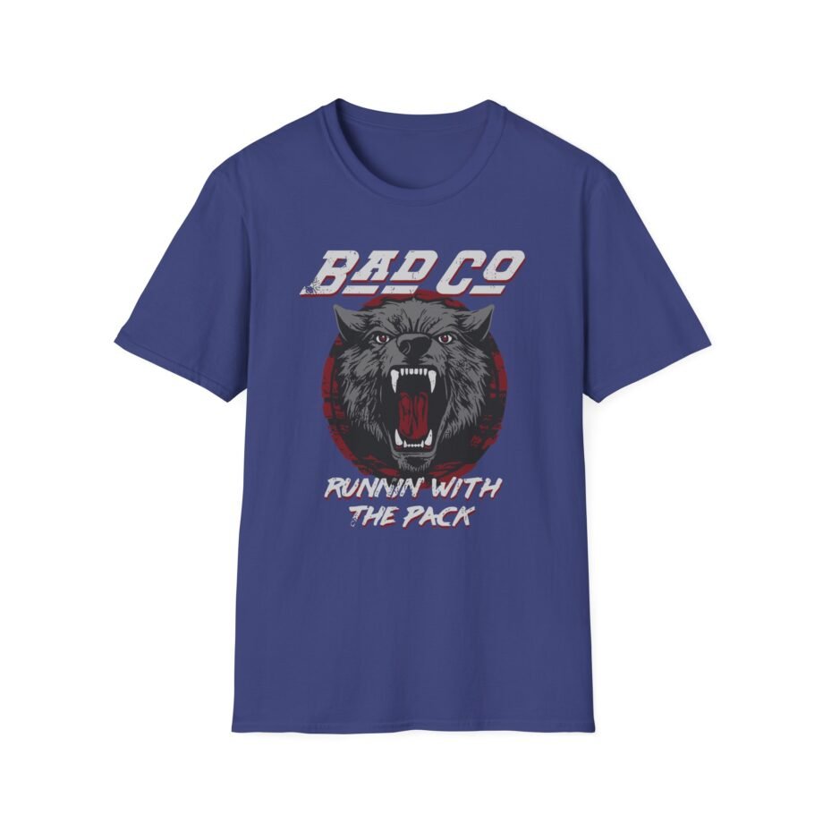 Bad Company Runnin' With the Pack Wolf Unisex Softstyle T-Shirt