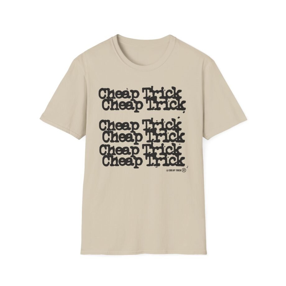 Cheap Trick Stacked Logo Unisex Softstyle T-shirt