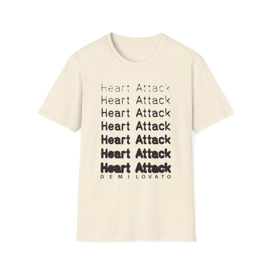 Demi Lovato Heart Attack Anniversary Unisex Softstyle T-Shirt