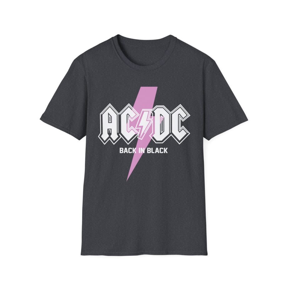 Acdc Back in Black Unisex Softstyle T-Shirt