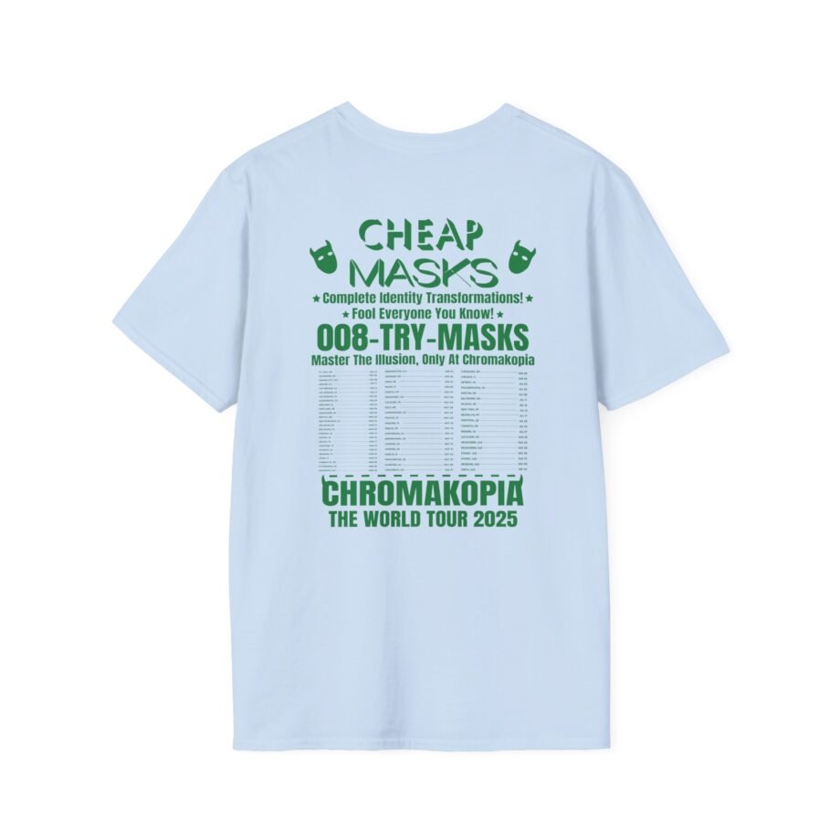 Chromakopia Cheap Masks Signature Tour Unisex Softstyle T-Shirt