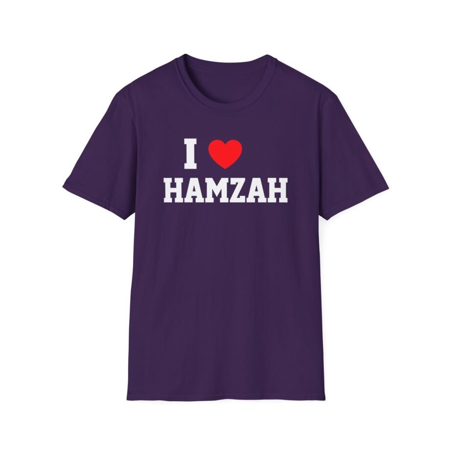 I Love Hamza Unisex Softstyle T-Shirt