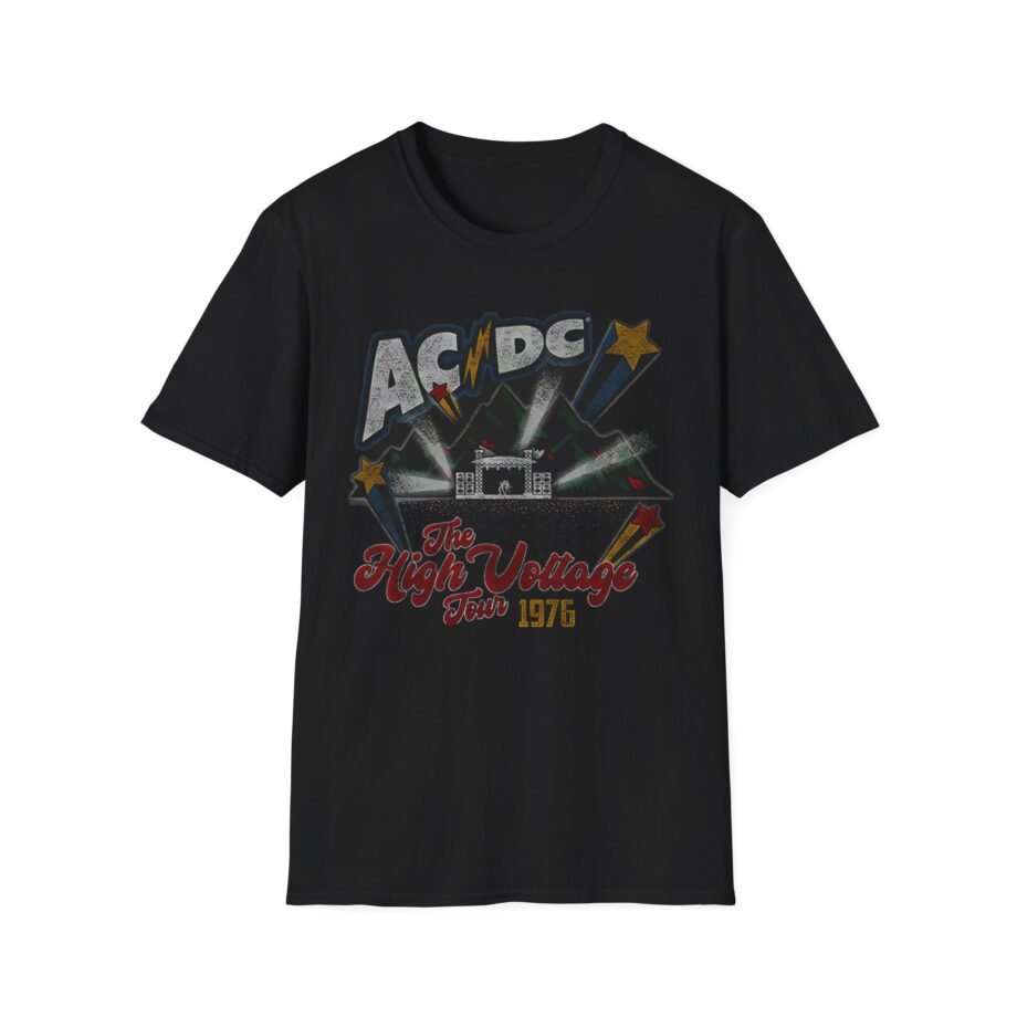 Acdc the High Voltage Tour Unisex Softstyle T-Shirt