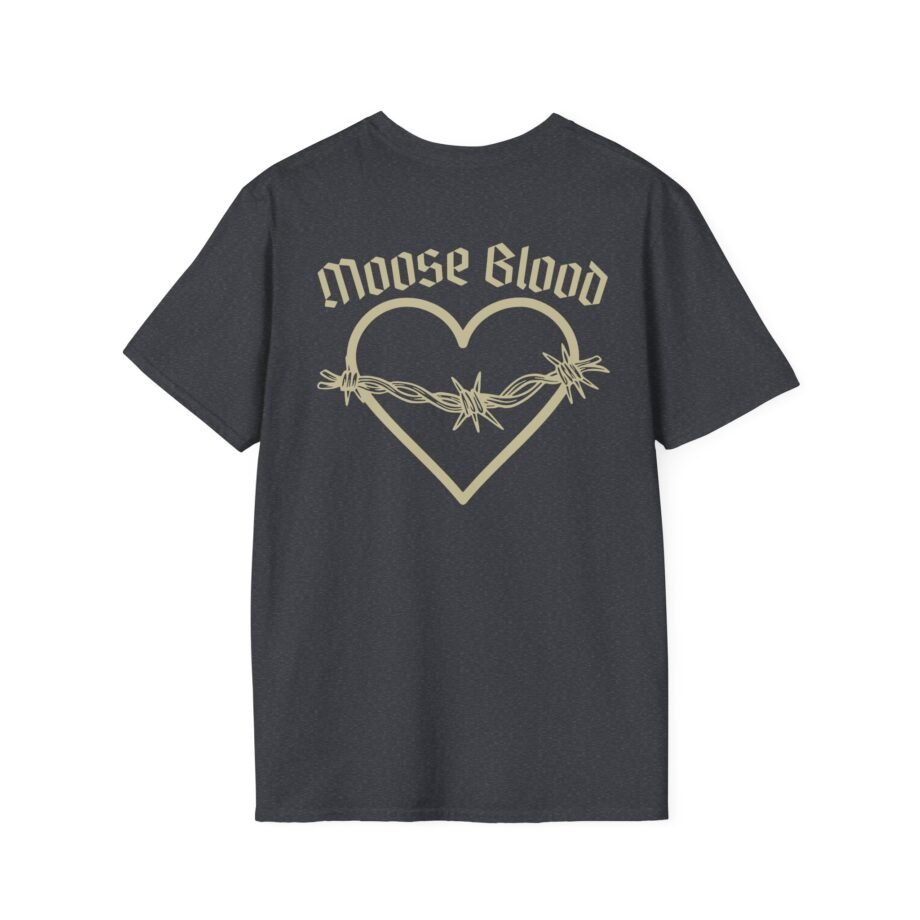 Moose Blood Barbed Wire Heart Unisex Softstyle T-Shirt