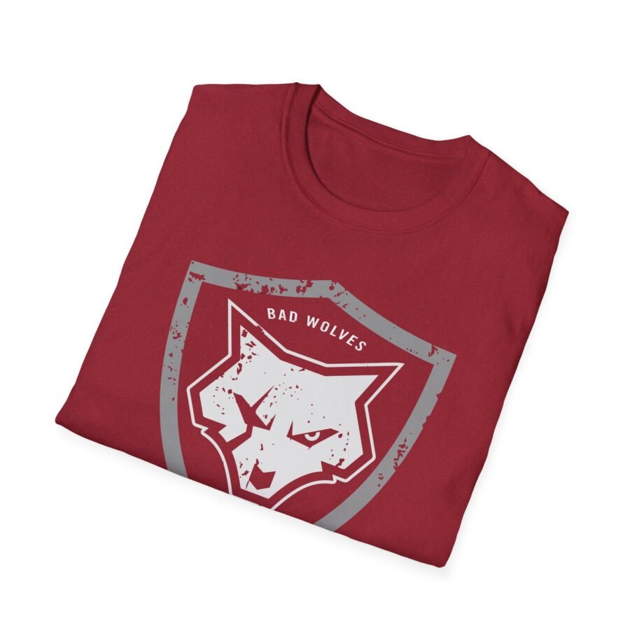 Bad Wolves Distressed Shield Unisex Softstyle T-Shirt