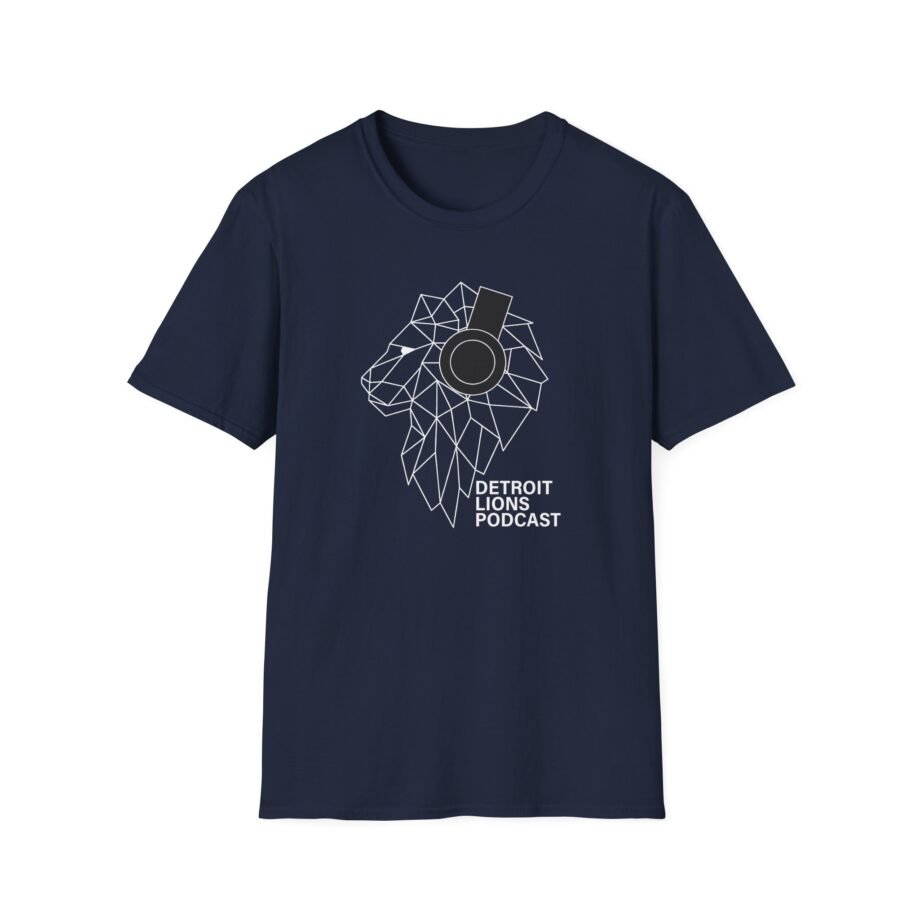 Detroit Lions Dlp Logo Unisex Softstyle T-Shirt