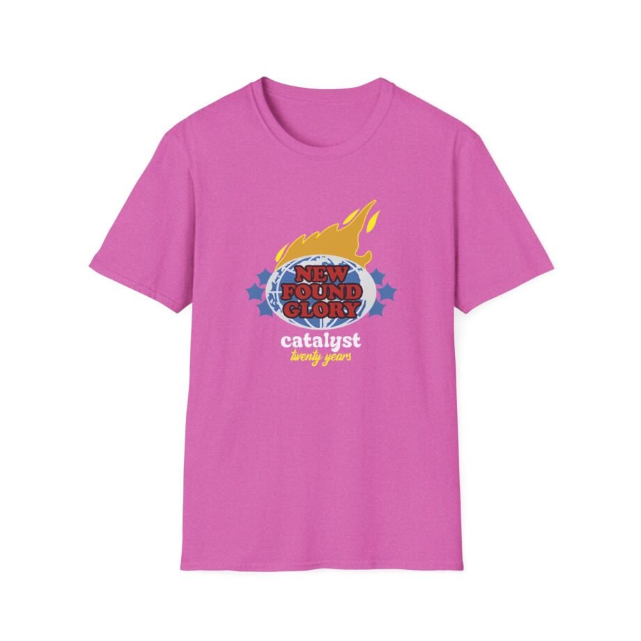 New Found Glory It’s All Downhill From Here Flame Unisex Softstyle T-Shirt