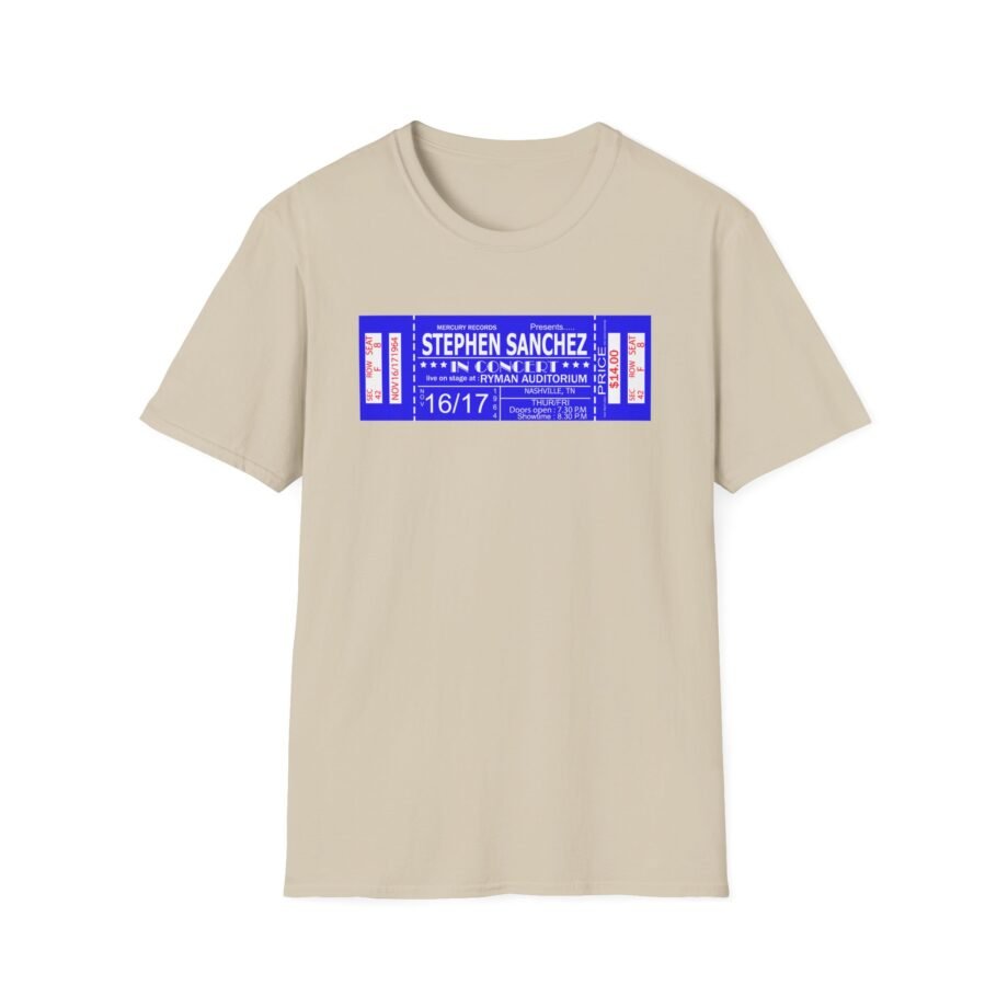 Stephen Sanchez Live in Concert Ryman Auditorium Unisex Softstyle T-Shirt