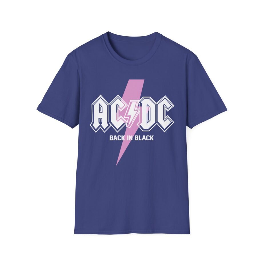 Acdc Back in Black Unisex Softstyle T-Shirt
