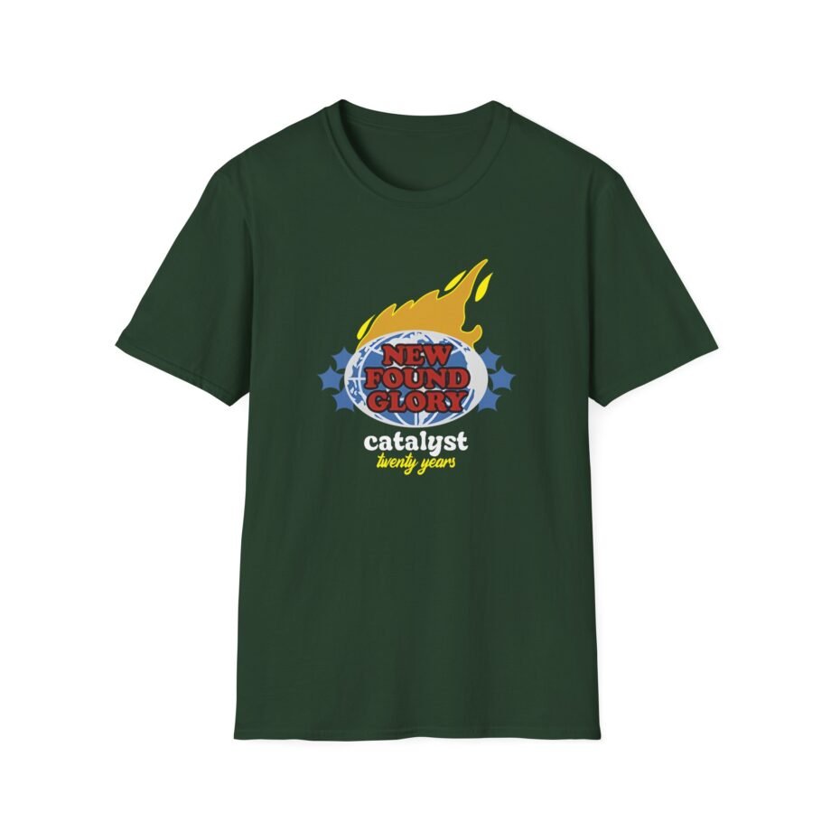 New Found Glory It’s All Downhill From Here Flame Unisex Softstyle T-Shirt