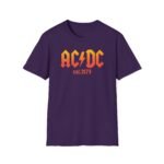 Acdc 1973 Ombr Logo Unisex Softstyle T-Shirt