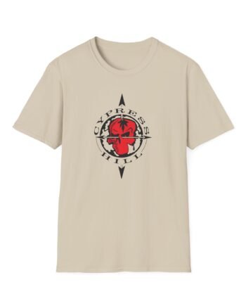 Cypress Hill Crazy Insane OG Skull N Compass Unisex Softstyle T-Shirt