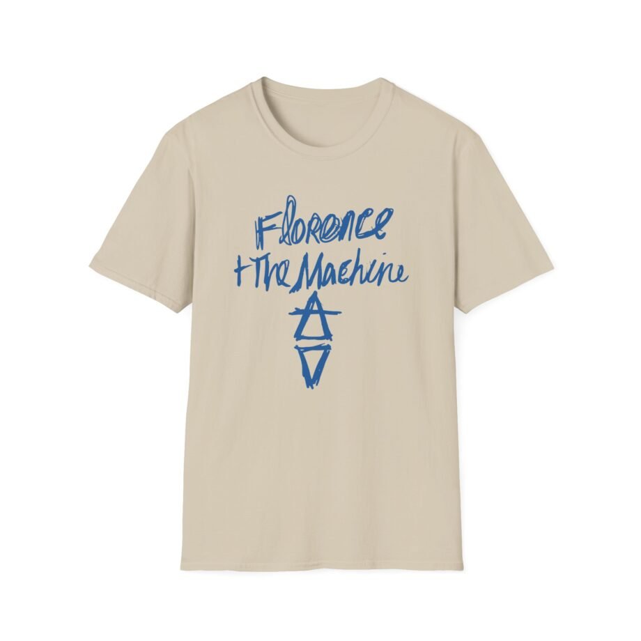 Florence and the Machine Hand Drawn Logo Unisex Softstyle T-Shirt