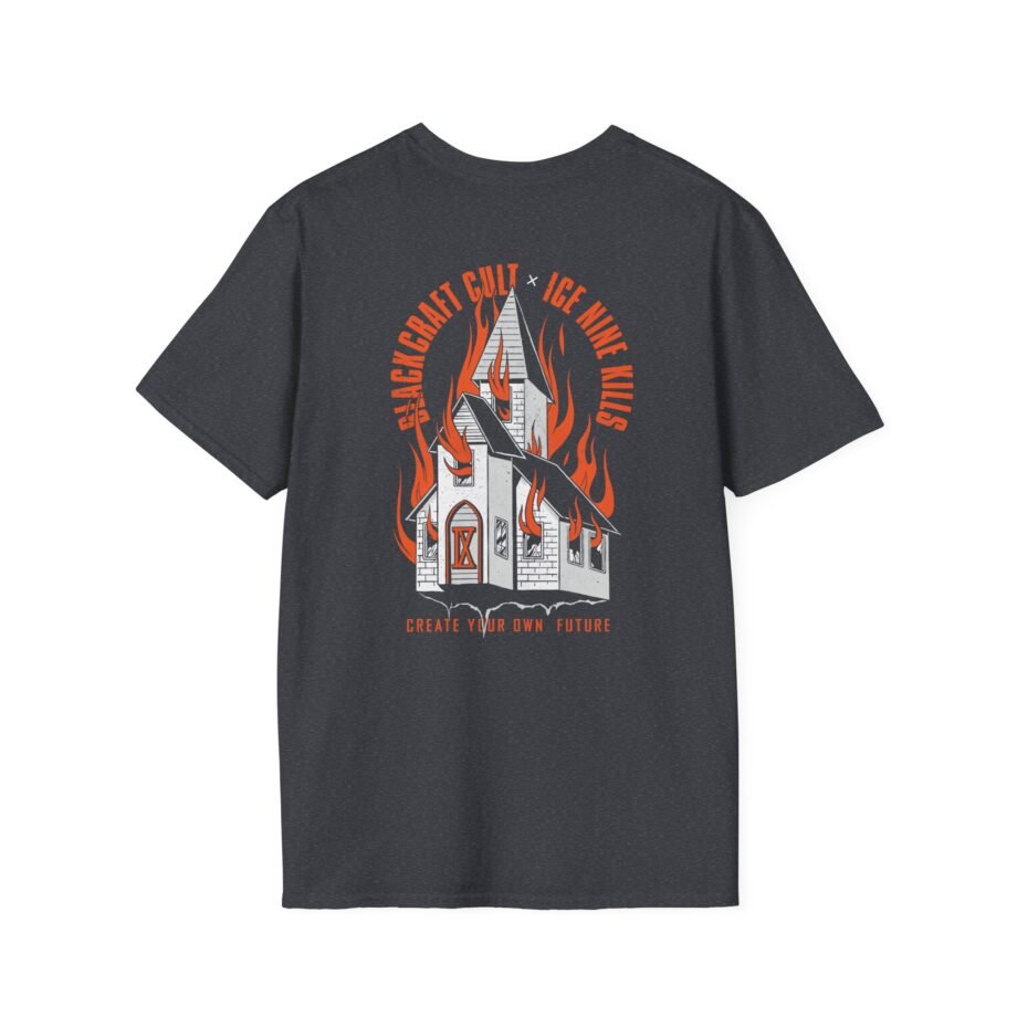 Ice Nine Kills Ink Burning Church Unisex Softstyle T-Shirt