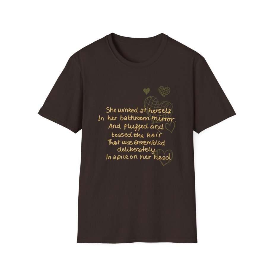 Amy Winehouse Poem Unisex Softstyle T-Shirt