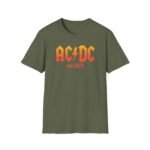 Acdc 1973 Ombr Logo Unisex Softstyle T-Shirt