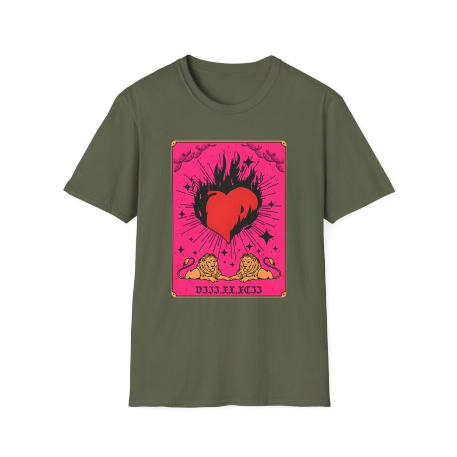 Demi Lovato Burning Heart Unisex Softstyle T-Shirt