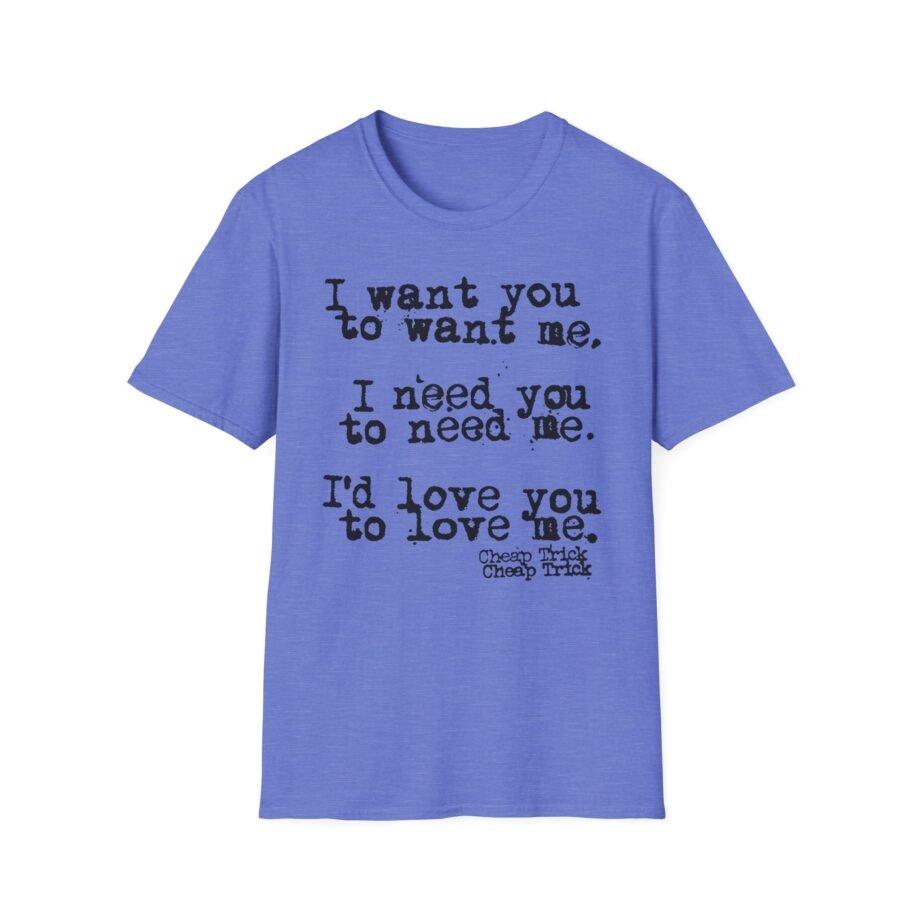 Cheap Trick I Want You to Want Me Unisex Softstyle T-Shirt