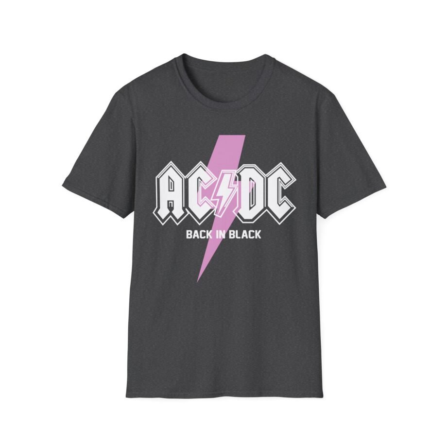 Acdc Back in Black Unisex Softstyle T-Shirt