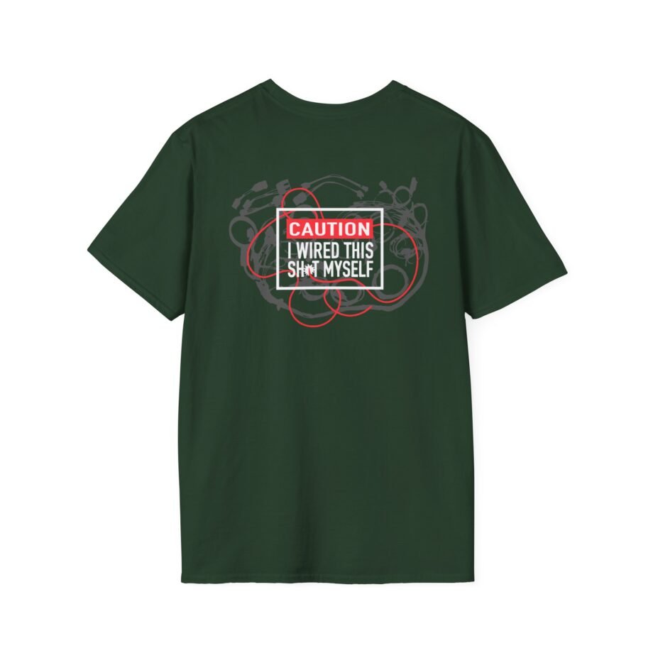 Cleetus Mcfarland Zack the Wiring Guy Caution Unisex Softstyle T-Shirt