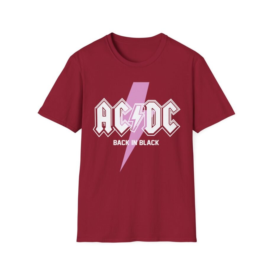 Acdc Back in Black Unisex Softstyle T-Shirt