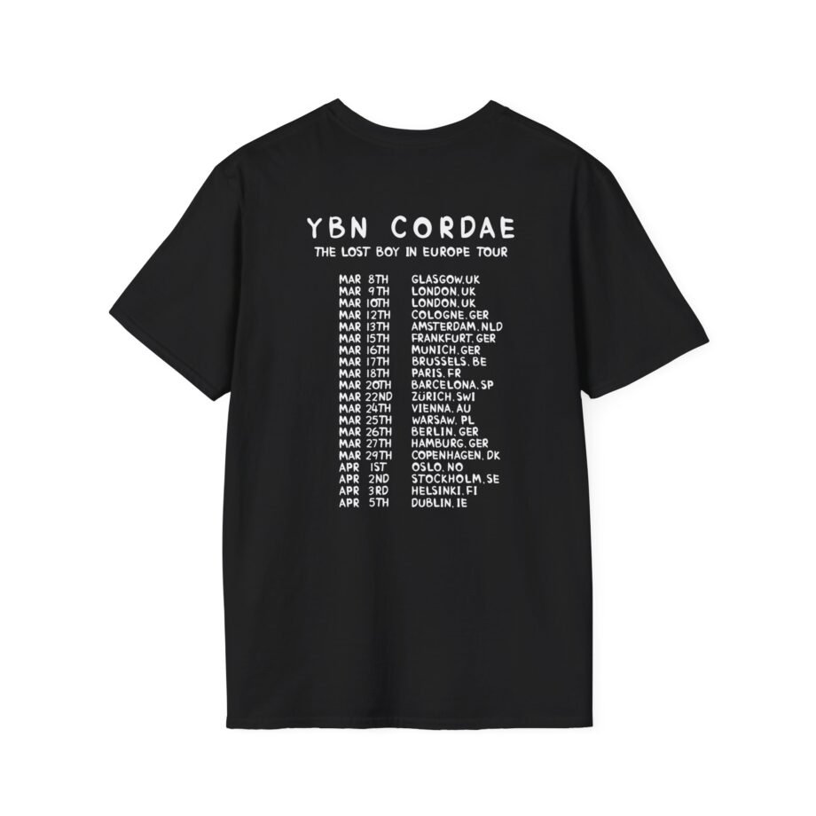 Cordae Lost Boy Euro Tour Unisex Softstyle T-Shirt