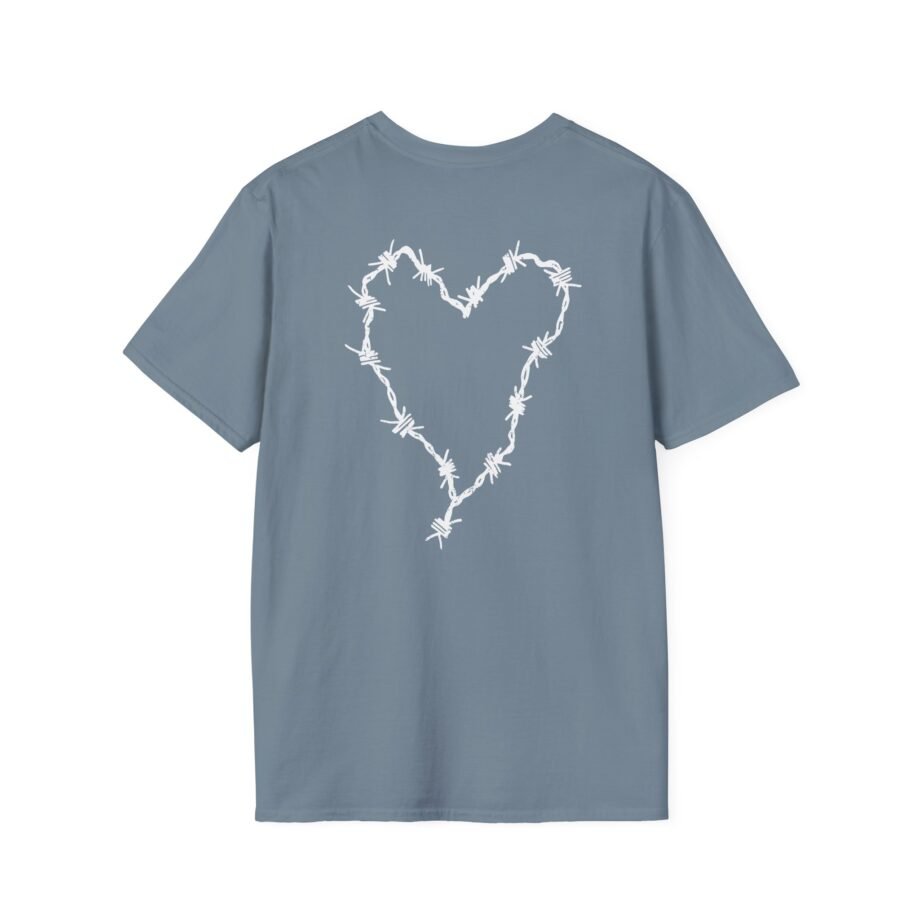 Frank Iero Barbed Wire Heart Unisex Softstyle T-Shirt