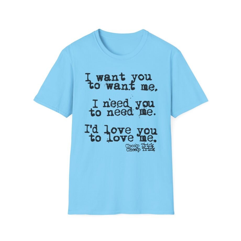 Cheap Trick I Want You to Want Me Unisex Softstyle T-Shirt