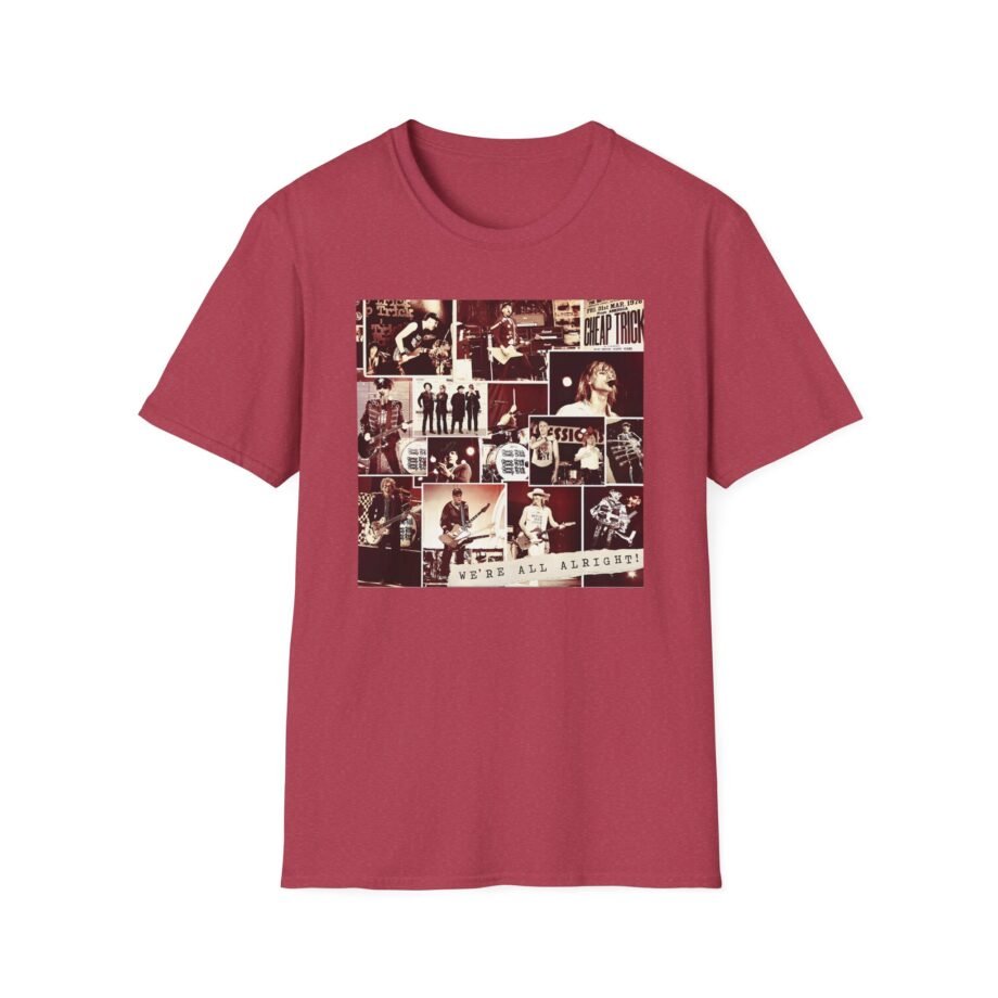 Cheap Trick Photo Collage Unisex Softstyle T-Shirt