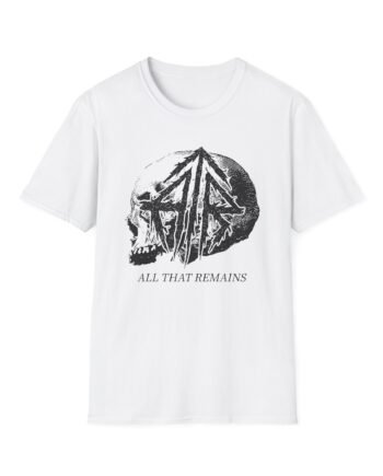 All That Remains Tie Dye Skull Unisex Softstyle T-Shirt