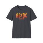 Acdc 1973 Ombr Logo Unisex Softstyle T-Shirt