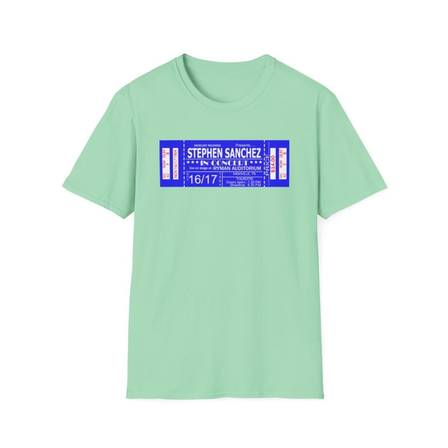 Stephen Sanchez Live in Concert Ryman Auditorium Unisex Softstyle T-Shirt
