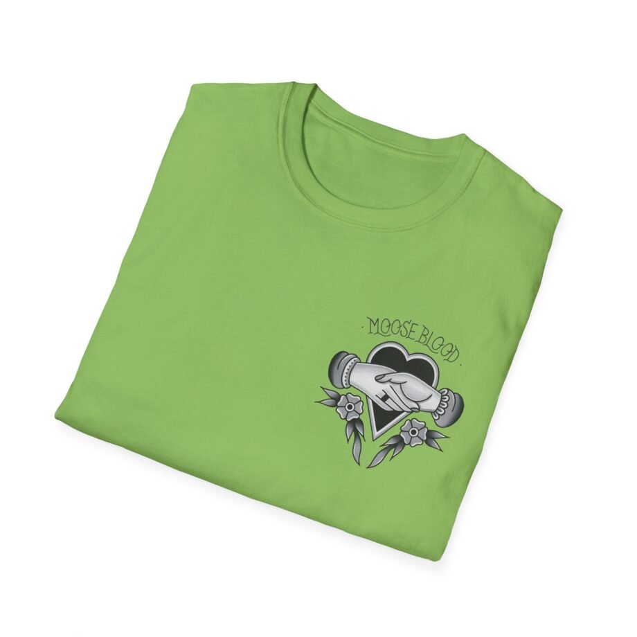 Moose Blood Traditional Tattoo Desig Unisex Softstyle T-Shirt